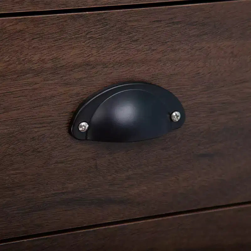 Comodino in legno a 4 cassetti