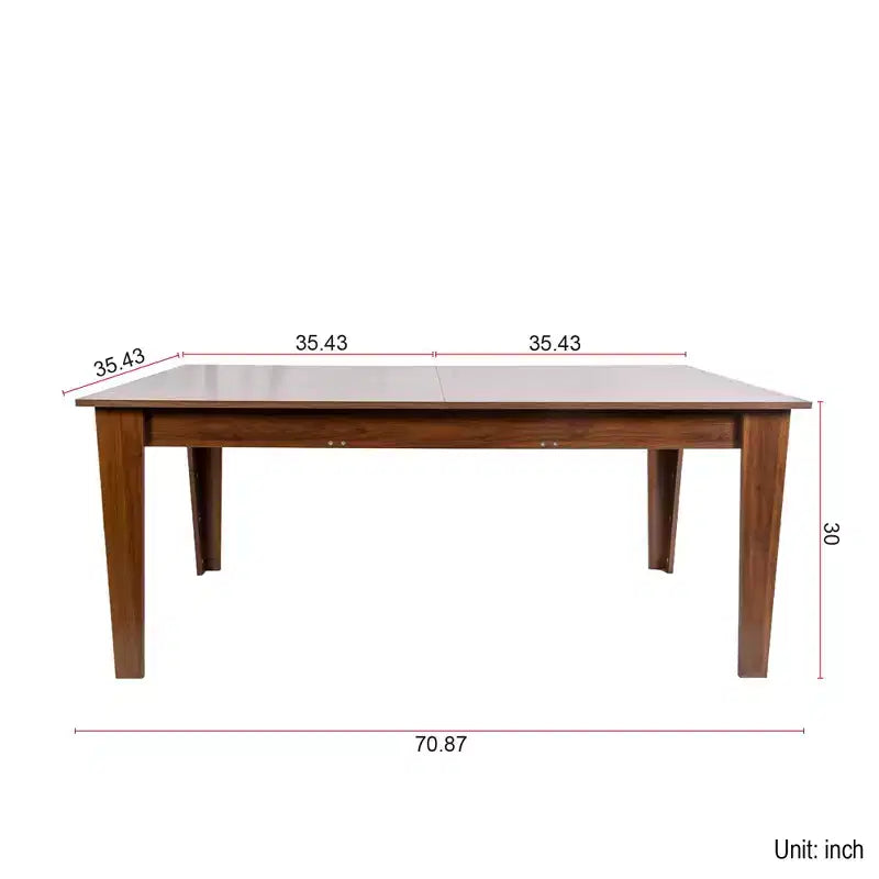 Tavolo da pranzo rettangolare allungabile rustico