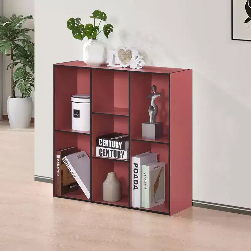 Libreria moderna a 7 ripiani, salvaspazio per soggiorno, camera da letto o ufficio