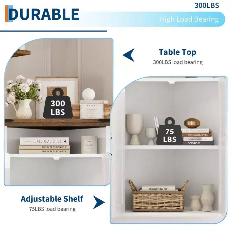 Mobiletto angolare con ante, Mobiletto da bagno piccolo per cucina e soggiorno