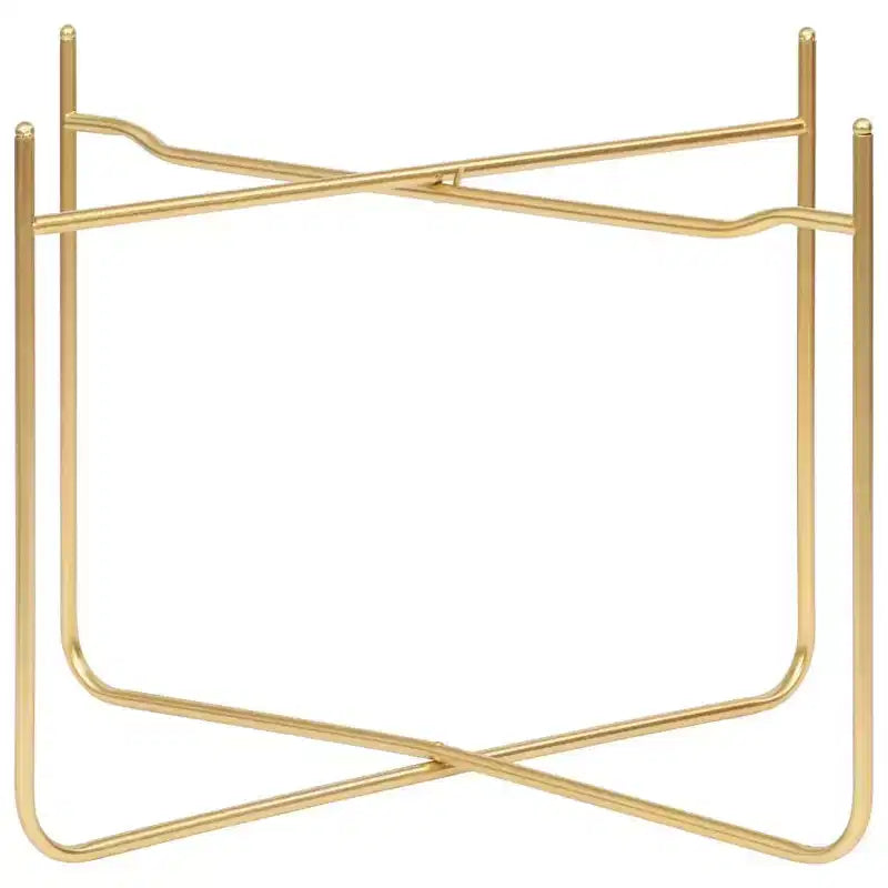 Tavolino nero e oro 15x15x15,2 in legno composito