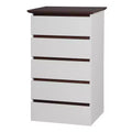 Dresser Cabinet for Bedroom, Tall Chest of Drawers with 5/6 Drawers, Wood Storage Drawers Clothing Organizer for Bedroom, Living Room