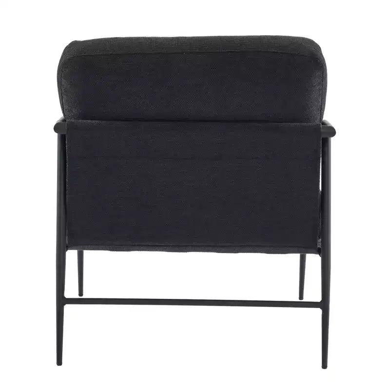 Sedia Relax, Poltrona Lounge Rivestita in Velluto con Gambe di Supporto e Braccioli, Facile da Montare, per Sala da Pranzo, Camera degli Ospiti, Soggiorno, Cucina, Salotto
