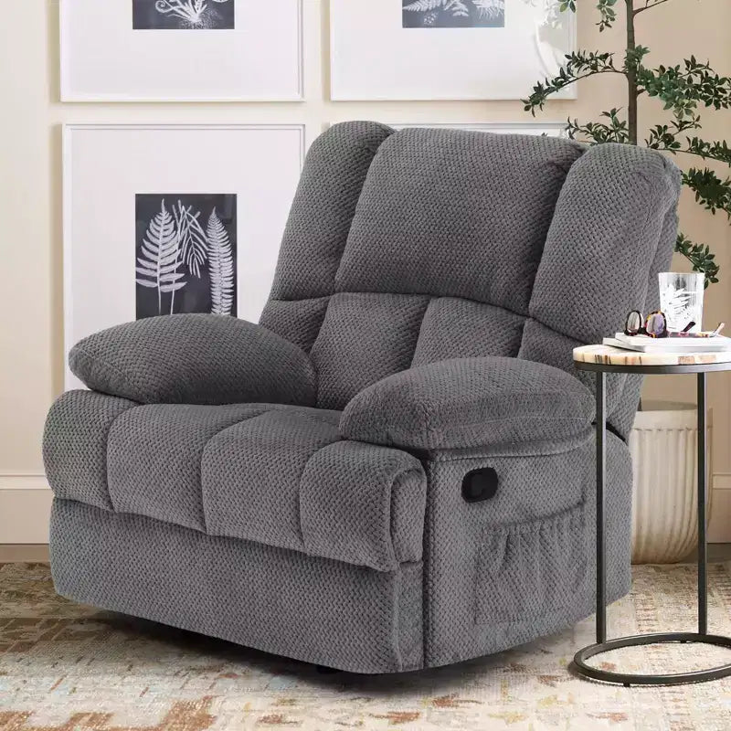 Rocking Recliner Chair for Adults,Living Room Chair with 3 Relaxation Modes,Armchair for Living Room,Bedroom,Office,330 lbs Capacity