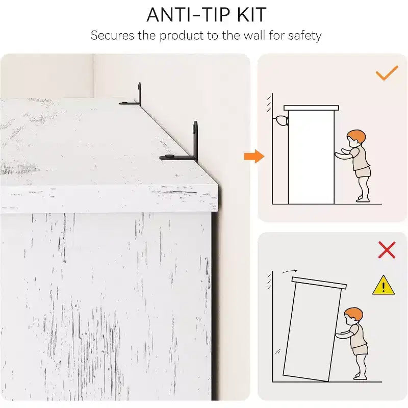 Libreria da Fattoria con Ante, Scaffale a 5 Ripiani con Mobiletto, Libreria in Legno Alta 174,5 cm con 5 Ripiani per Soggiorno, Ufficio, Camera da Letto
